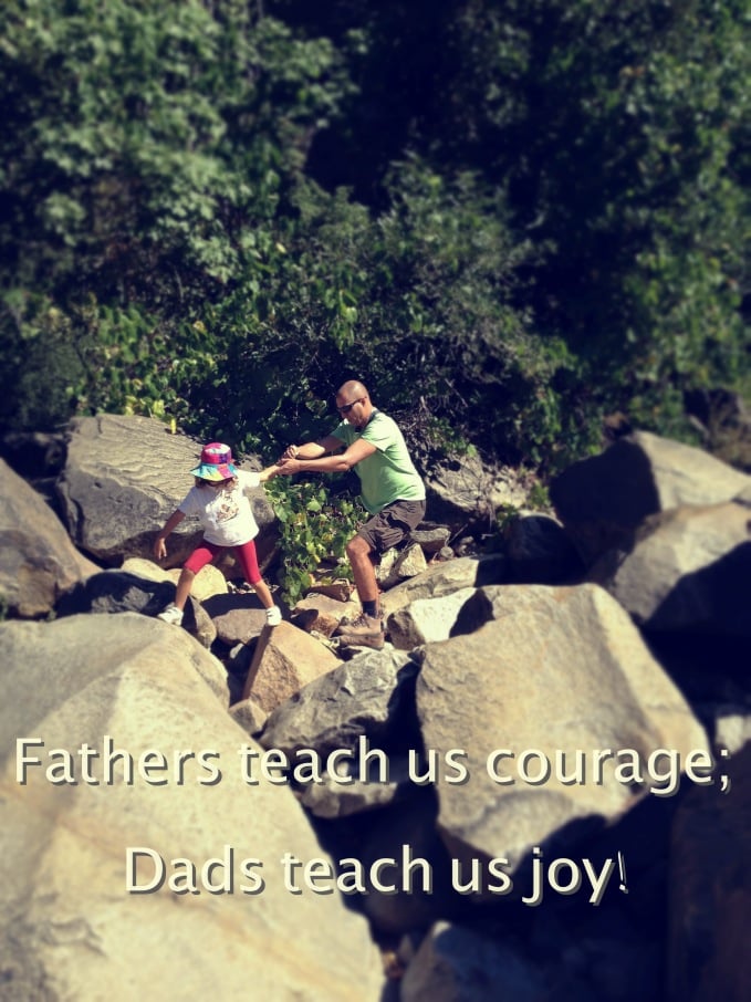 dads teach us joy